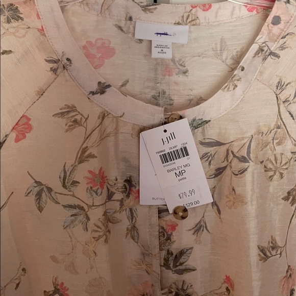 J.Jill Tunic, side pockets MP - Picture 2 of 3